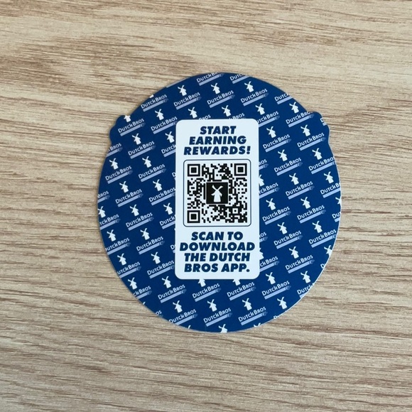 Dutch Bros “Cold Brew Pit Crew” Scratch and Sniff sticker 🏁☕️ - Picture 2 of 2